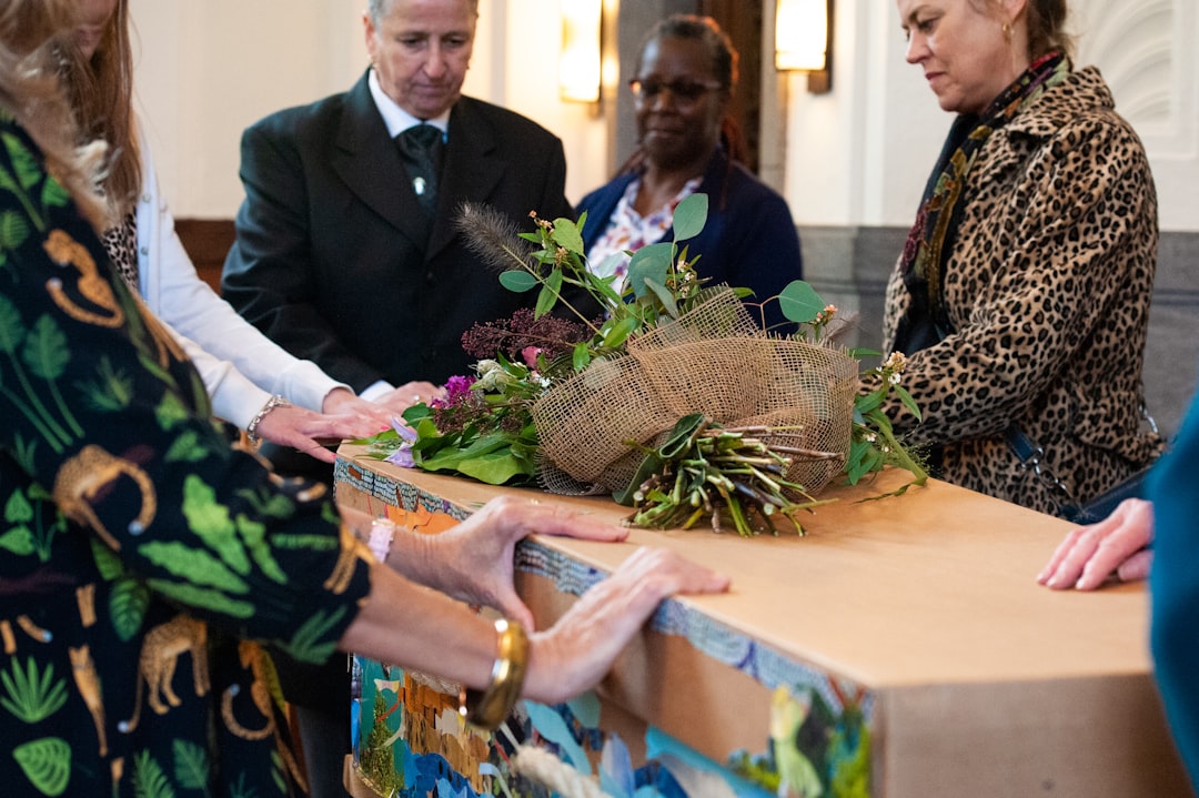 Photo Coffin, flowers